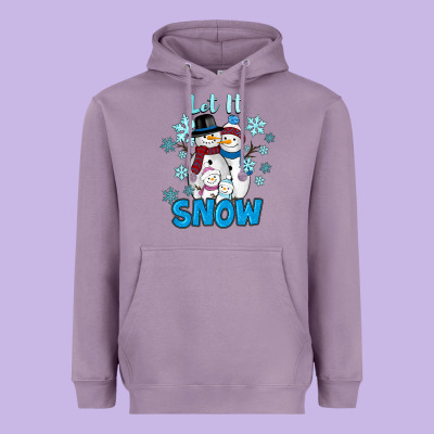 Heavyweight Hoodie Let It Snow