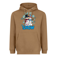 Toasted Coconut Let It Snow Heavyweight Hoodie - RanaPortraitStore