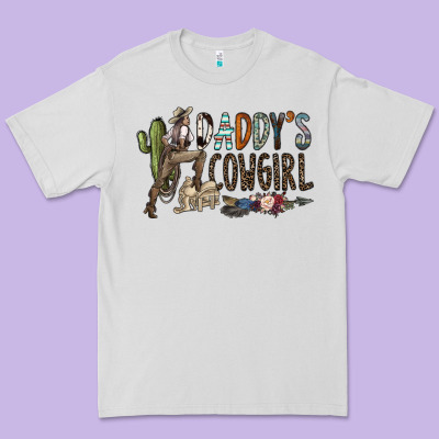 Daddy's Girl Premium Tee Designed By Sublimationcraftshop