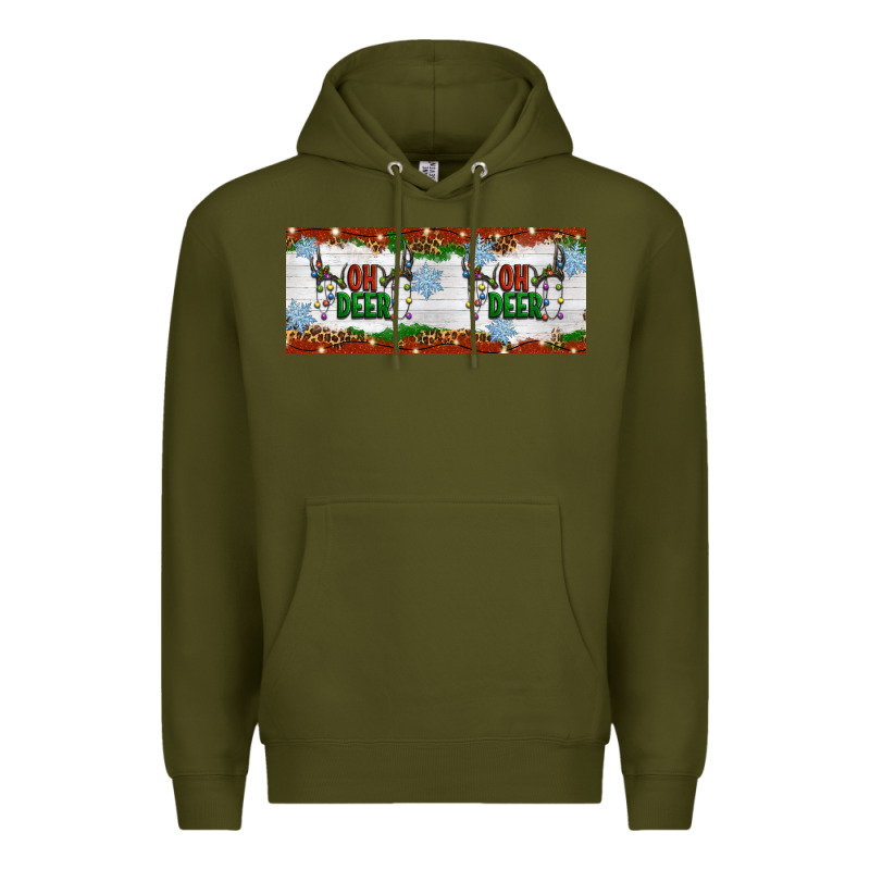 Oh Deer Christmas Premium Hoodie by Artiststas | Teevron