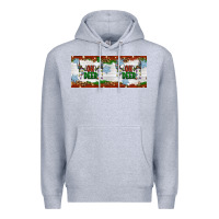 Heather Grey oh deer christmas Premium Hoodie - Artiststas