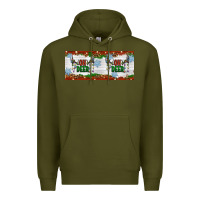 Army Green oh deer christmas Premium Hoodie - Artiststas