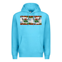 Ocean Blue oh deer christmas Premium Hoodie - Artiststas