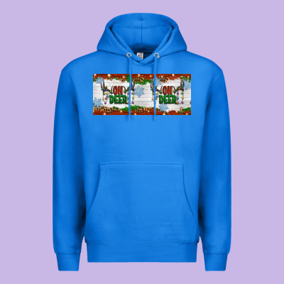 Oh Deer Christmas Premium Hoodie Designed By Artiststas