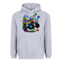 Heather Grey monster truck au some Heavyweight Hoodie - Zillion Design Studio