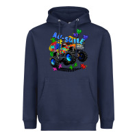 Navy monster truck au some Heavyweight Hoodie - Zillion Design Studio
