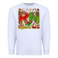 White registered nurse juneteenth Premium Sweatshirt - Zillion Design Studio