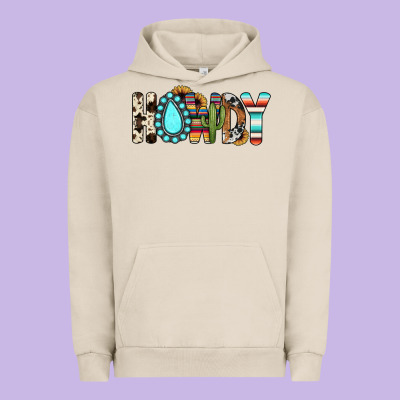 Howdy Urban Hoodie Designed By Jahusdesignshop