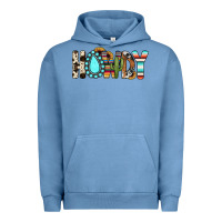 Pigment Pebble Blue howdy Urban Hoodie - JahusDesignShop