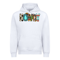 White howdy Urban Hoodie - JahusDesignShop
