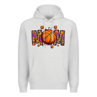 Dove Grey basketball mom Premium Hoodie - Jasminsmagicworld