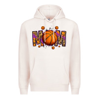 Pale Pink basketball mom Premium Hoodie - Jasminsmagicworld