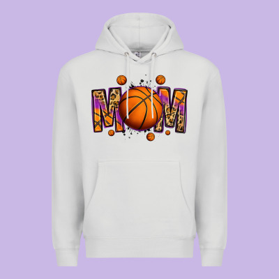 Basketball Mom Premium Hoodie Designed By Jasminsmagicworld