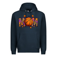 Navy basketball mom Premium Hoodie - Jasminsmagicworld