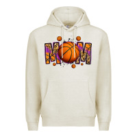 Oatmeal Heather basketball mom Premium Hoodie - Jasminsmagicworld