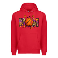 Red basketball mom Premium Hoodie - Jasminsmagicworld