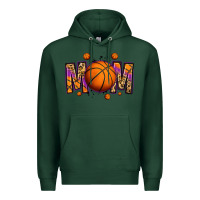 Sports Green basketball mom Premium Hoodie - Jasminsmagicworld