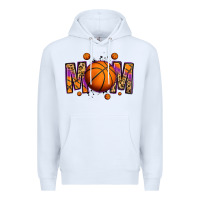 White basketball mom Premium Hoodie - Jasminsmagicworld