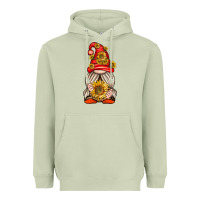 Matcha western gnome with sunflowers Heavyweight Hoodie - texasbilliewilder