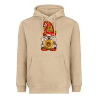 Mushroom western gnome with sunflowers Heavyweight Hoodie - texasbilliewilder