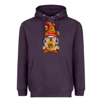 Plum western gnome with sunflowers Heavyweight Hoodie - texasbilliewilder