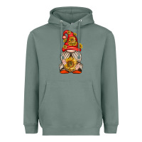 Western Gnome With Sunflowers Heavyweight Hoodie | Teevron