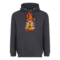 Smoke western gnome with sunflowers Heavyweight Hoodie - texasbilliewilder