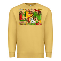 Antique Gold licensed practical nurse Premium Sweatshirt - Zillion Design Studio