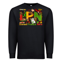 Black licensed practical nurse Premium Sweatshirt - Zillion Design Studio