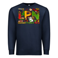 Navy licensed practical nurse Premium Sweatshirt - Zillion Design Studio
