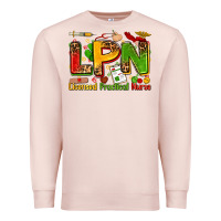 Pale Pink licensed practical nurse Premium Sweatshirt - Zillion Design Studio