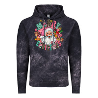 Cloud Black merry christmas santa Vintage Hoodie - AdoDesignShop