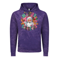 Cloud Purple merry christmas santa Vintage Hoodie - AdoDesignShop