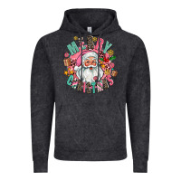 Vintage Black merry christmas santa Vintage Hoodie - AdoDesignShop
