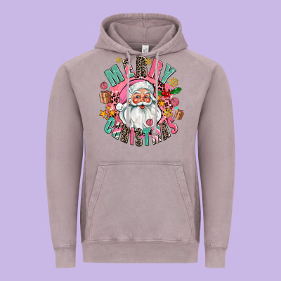 Merry Christmas Santa Vintage Hoodie Designed By Adodesignshop