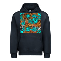 Navy leopard gemstone seamless pattern Urban Hoodie - BundleAndBundleShop