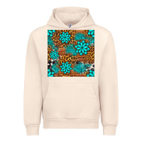 Sandshell leopard gemstone seamless pattern Urban Hoodie - BundleAndBundleShop