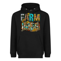 Black western farm babe Heavyweight Hoodie - texasbilliewilder