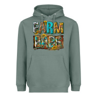 Sage western farm babe Heavyweight Hoodie - texasbilliewilder