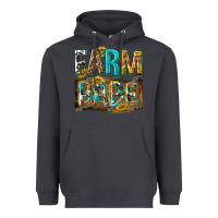 Smoke western farm babe Heavyweight Hoodie - texasbilliewilder
