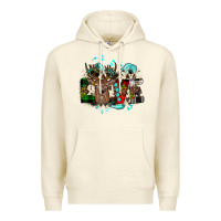 Sandshell love wood slice ornament Premium Hoodie - JahusDesignShop