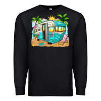 Black summer caravan Premium Sweatshirt - texasbilliewilder