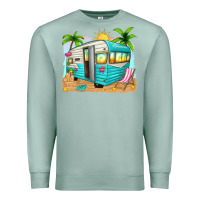 Seafoam summer caravan Premium Sweatshirt - texasbilliewilder