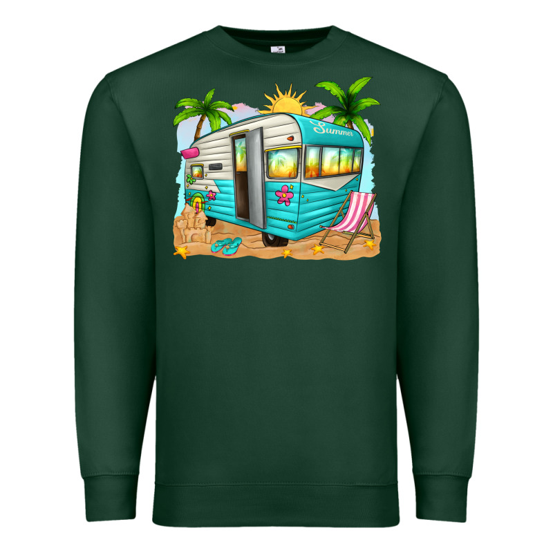 Summer Caravan Premium Sweatshirt by texasbilliewilder | Teevron