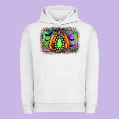 Halloween Gemstone Background Urban Hoodie Designed By Jahusdesignshop