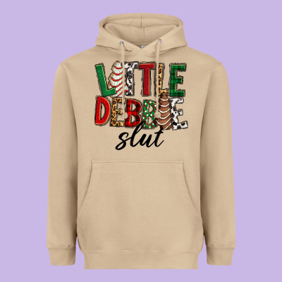Heavyweight Hoodie Little debbie slut Christmas
