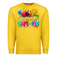 Lemon summer camping Premium Sweatshirt - texasbilliewilder