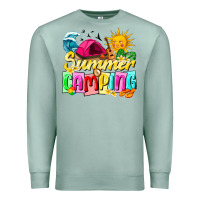 Seafoam summer camping Premium Sweatshirt - texasbilliewilder