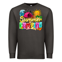 Smoke summer camping Premium Sweatshirt - texasbilliewilder