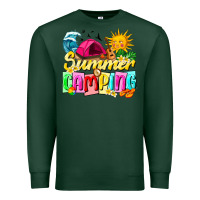 Sports Green summer camping Premium Sweatshirt - texasbilliewilder